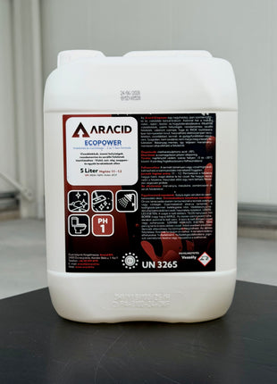 Aracid EcoPower vízkőoldó és tisztítószer 2 az 1-ben – 5 liter