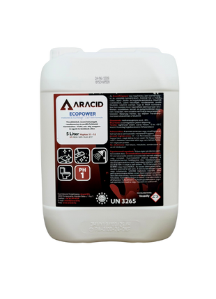 Aracid EcoPower vízkőoldó és tisztítószer 2 az 1-ben – 5 liter
