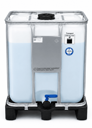 Aracid EcoPower vízkőoldó és tisztítószer 2 az 1 - ben – 300 literes IBC - Ipar Market