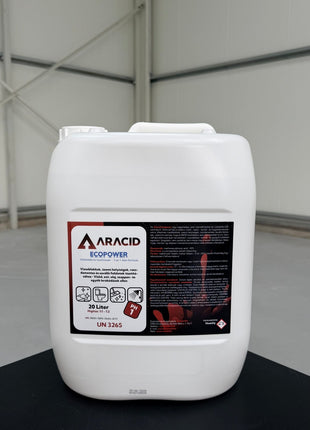 Aracid EcoPower vízkőoldó és tisztítószer koncentrátum 2 az 1-ben – 20 liter - Ipar Market