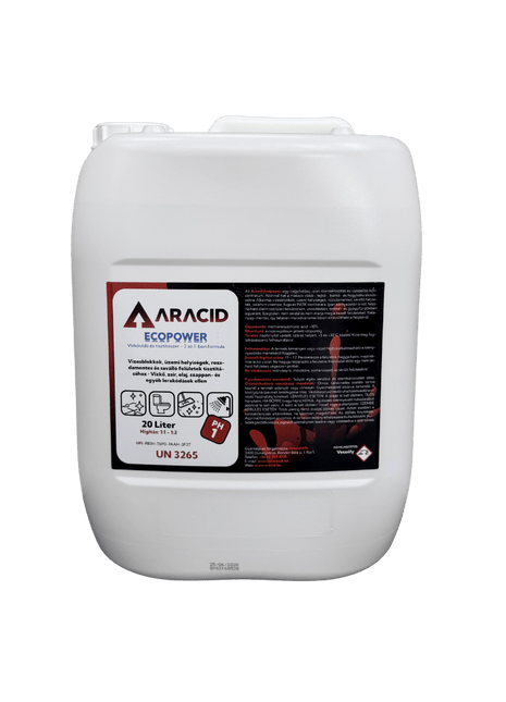 Aracid EcoPower vízkőoldó és tisztítószer koncentrátum 2 az 1-ben – 20 liter - Ipar Market