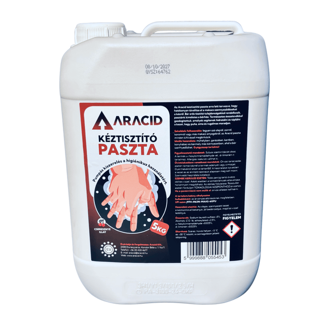 Aracid Ipari Kéztisztító Paszta 5 kg - Ipar Market