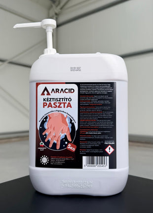 Aracid Ipari Kéztisztító Paszta 5 kg – Pumpás adagolóval - Ipar Market