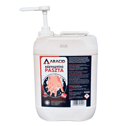Aracid Ipari Kéztisztító Paszta 5 kg – Pumpás adagolóval - Ipar Market