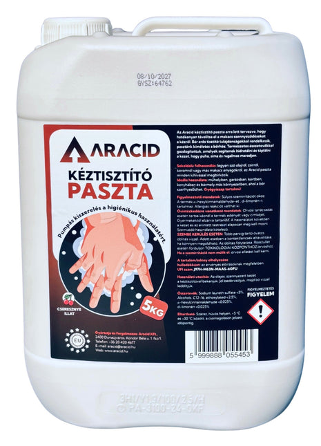 Aracid Ipari Kéztisztító Paszta 5 kg - Utántöltő kanna - Ipar Market