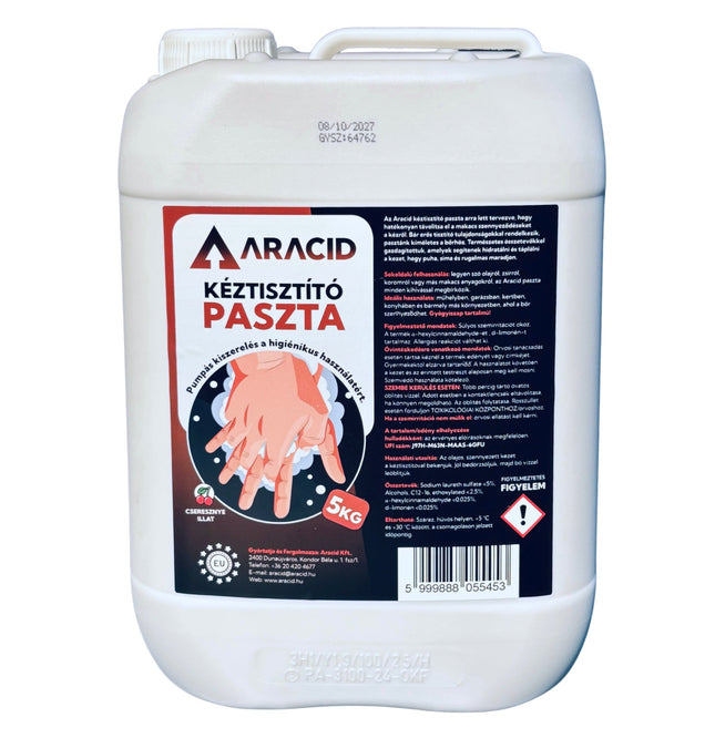 Aracid Ipari Kéztisztító Paszta 5 kg - Utántöltő kanna - Ipar Market