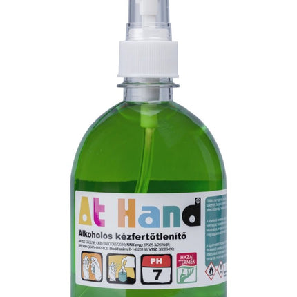 At Hand kézfertőtlenítő (szórófejes) 500 ml - Ipar Market