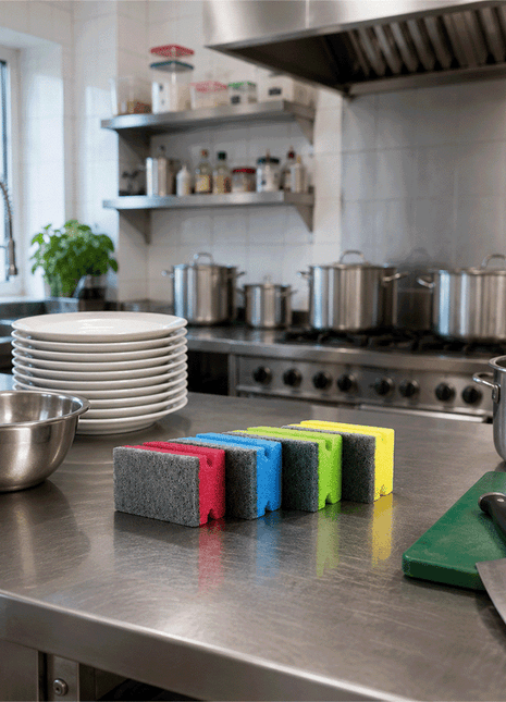 BonusPRO Formázott mosogatószivacs 4db HoReCa - HACCP - Ipar Market