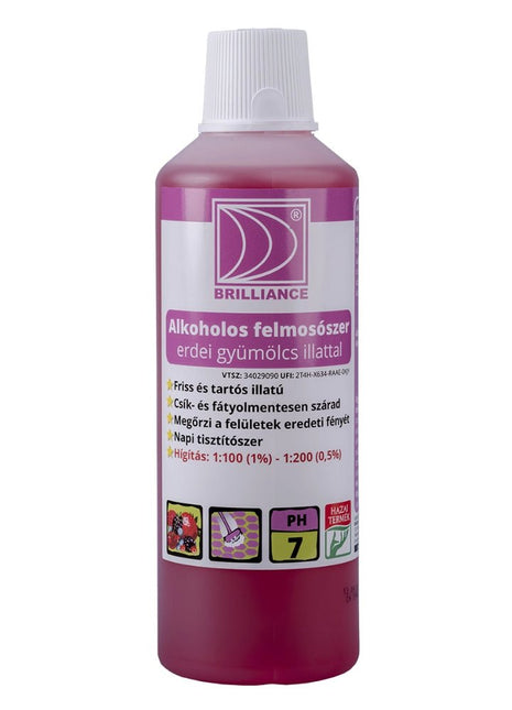 Brilliance® Alkoholos felmosószer erdei gyümölcs illattal 1 liter - Ipar Market