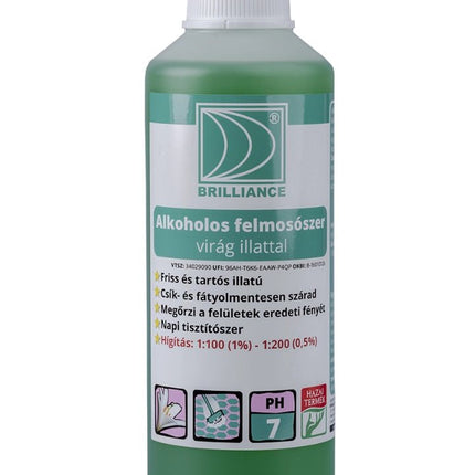 Brilliance® Alkoholos felmosószer virág illattal 1 liter - Aracid