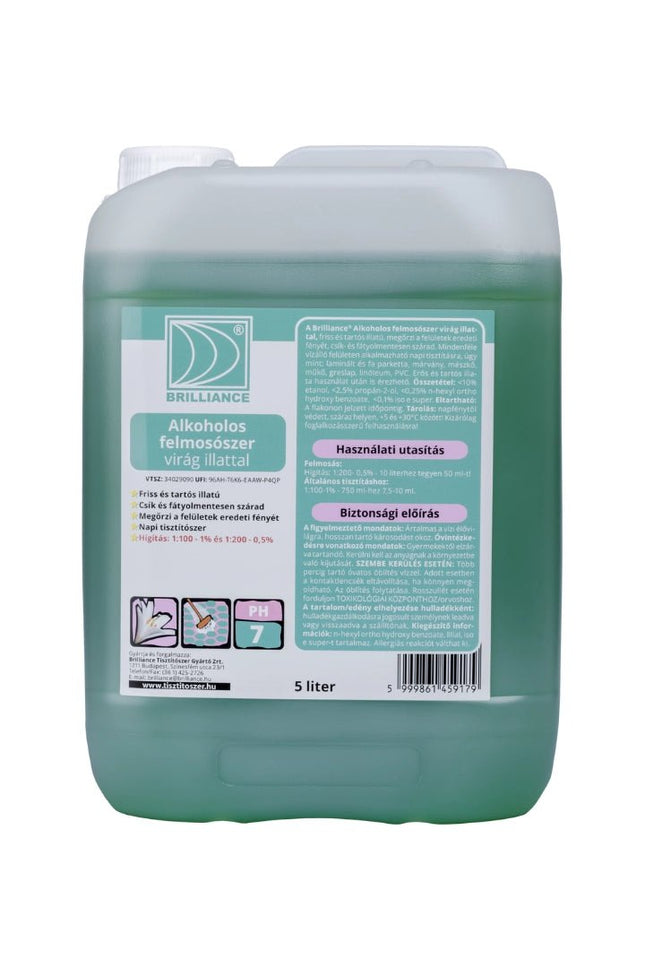 Brilliance® Alkoholos felmosószer virág illattal 5 liter - Ipar Market