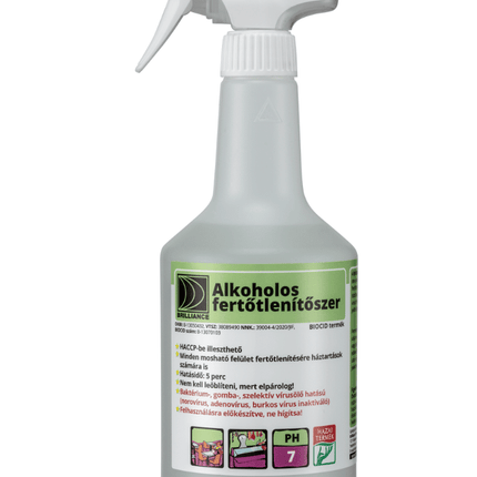 Brilliance® Alkoholos fertőtlenítő 0,75 liter - Ipar Market