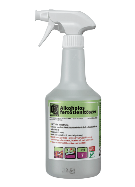 Brilliance® Alkoholos fertőtlenítő 0,75 liter - Ipar Market