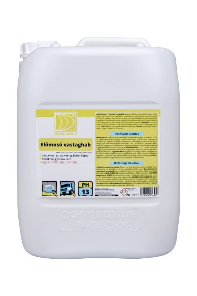 Brilliance® Előmosó vastaghab 20 liter - Ipar Market