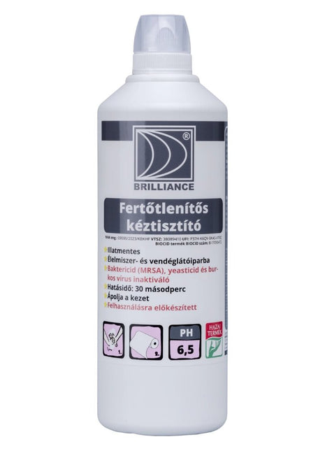 Brilliance® Fertőtlenítős kéztisztító 1 liter - Aracid