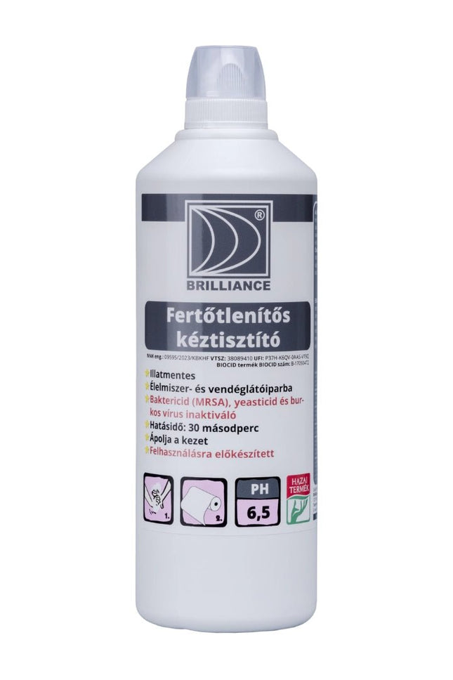 Brilliance® Fertőtlenítős kéztisztító 1 liter - Aracid