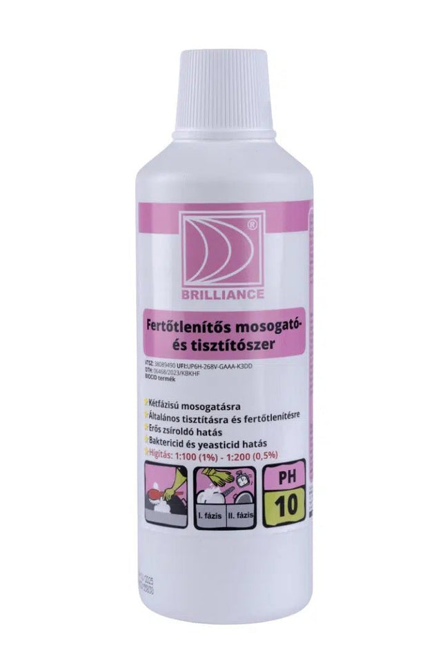 Brilliance® Fertőtlenítős mosogató - és tisztítószer 1 liter - Aracid