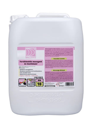 Brilliance® Fertőtlenítős mosogató - és tisztítószer 20 liter - Aracid