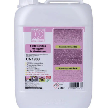 Brilliance® Fertőtlenítős mosogató - és tisztítószer 5 liter - Ipar Market