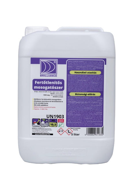 Brilliance® Fertőtlenítős mosogatószer 5 liter - Aracid