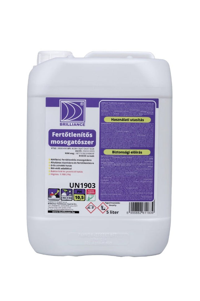 Brilliance® Fertőtlenítős mosogatószer 5 liter - Aracid