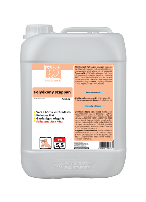 Brilliance® Folyékony szappan 5 liter - Aracid