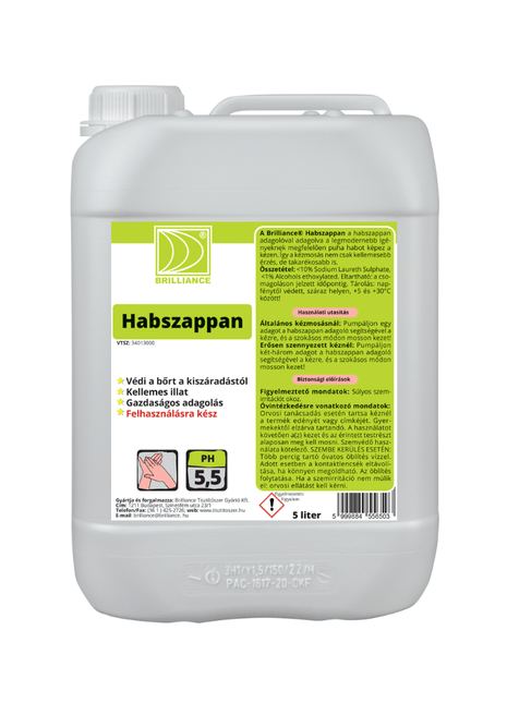 Brilliance® Habszappan 5 liter - Aracid