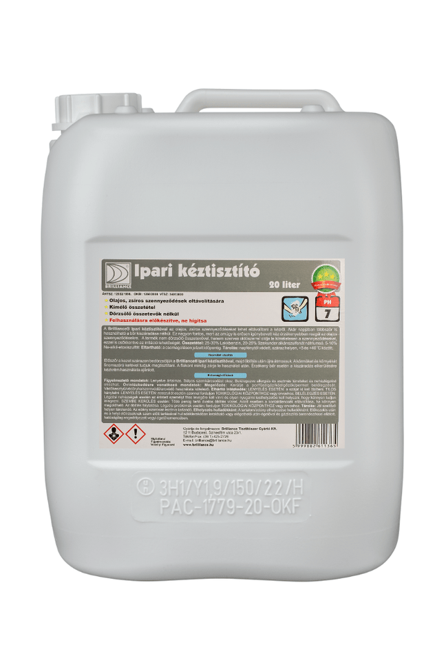 Brilliance® Ipari kéztisztító 20 liter - Ipar Market