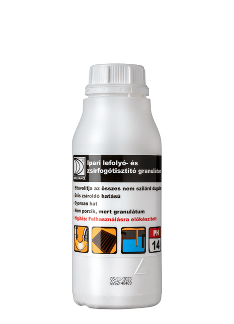 Brilliance® Ipari lefolyó - és zsírfogó tisztító granulátum 880 gramm - Ipar Market