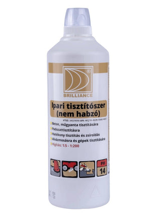 Brilliance® Ipari tisztítószer (nem habzó) 1 liter - Ipar Market