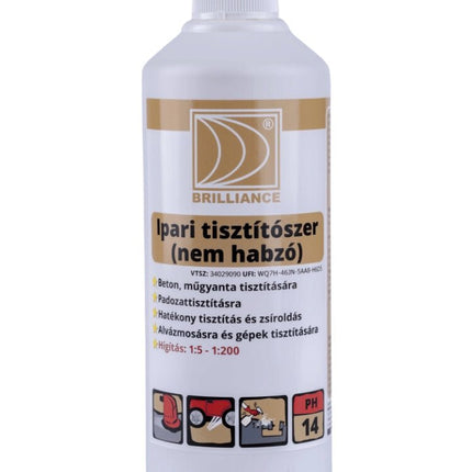 Brilliance® Ipari tisztítószer (nem habzó) 1 liter - Ipar Market