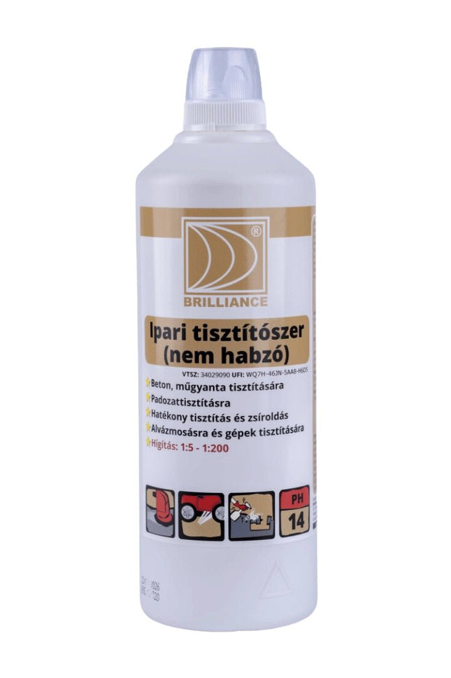 Brilliance® Ipari tisztítószer (nem habzó) 1 liter - Ipar Market
