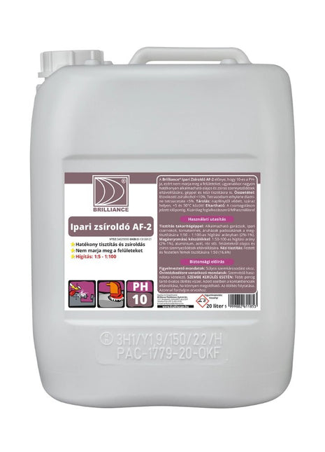 Brilliance® Ipari zsíroldó AF - 2 20 liter - Aracid