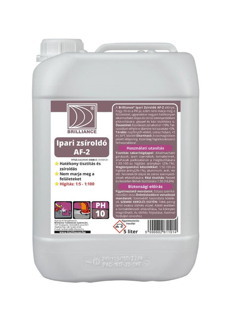 Brilliance® Ipari zsíroldó AF - 2 5 liter - Ipar Market