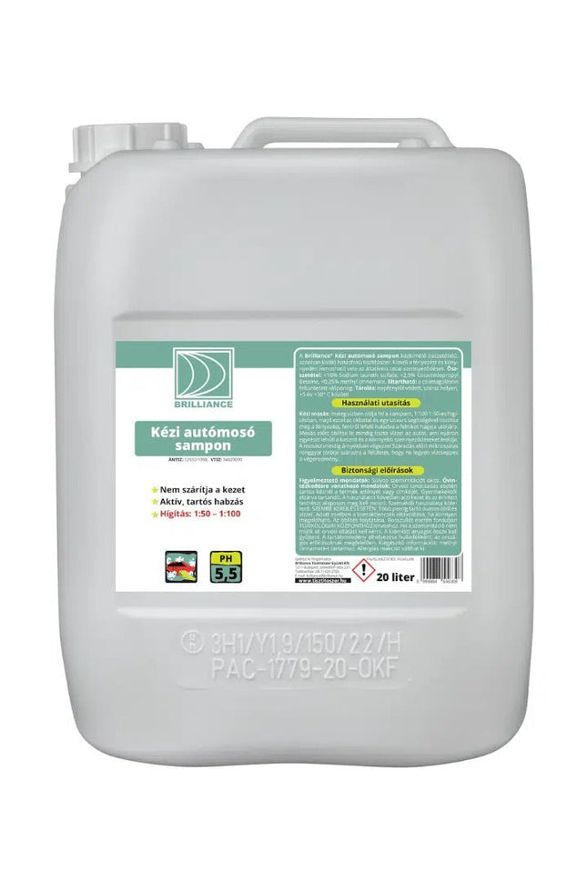 Brilliance® Kézi autómosó sampon 20 liter - Ipar Market