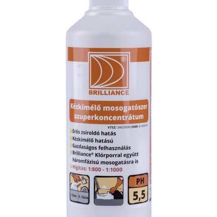 Brilliance® Kézkímélő mosogatószer szuperkoncentrátum 1 liter - Aracid