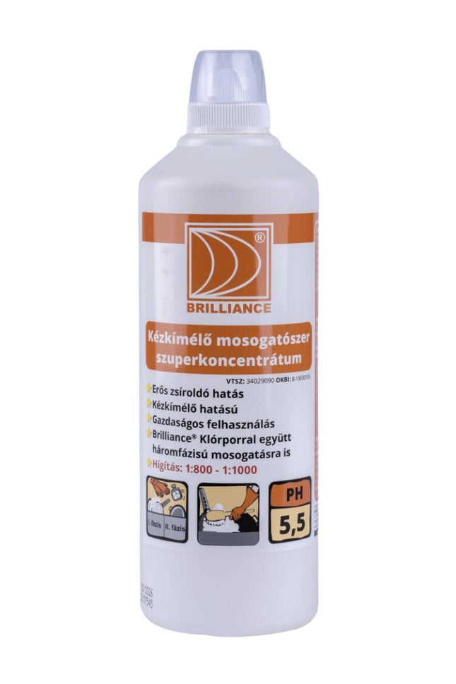 Brilliance® Kézkímélő mosogatószer szuperkoncentrátum 1 liter - Aracid