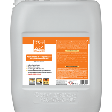 Brilliance® Kézkímélő mosogatószer szuperkoncentrátum 20 liter - Ipar Market