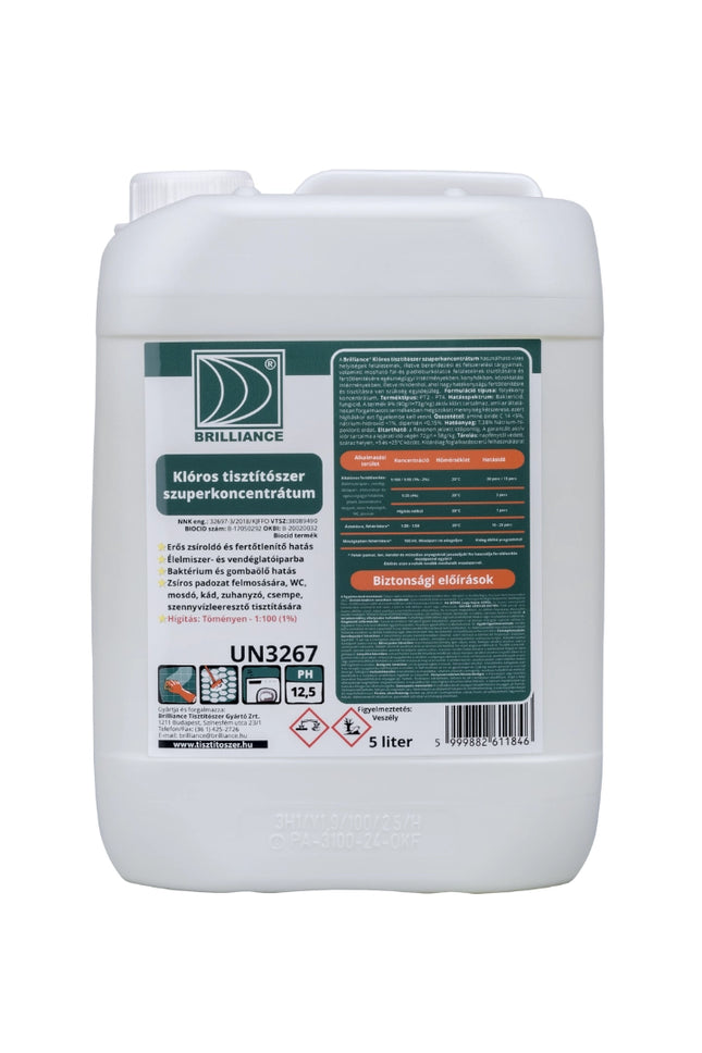 Brilliance® Klóros tisztítószer szuperkoncentrátum 5 liter