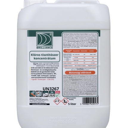 Brilliance® Klóros tisztítószer koncentrátum 5 liter - Ipar Market