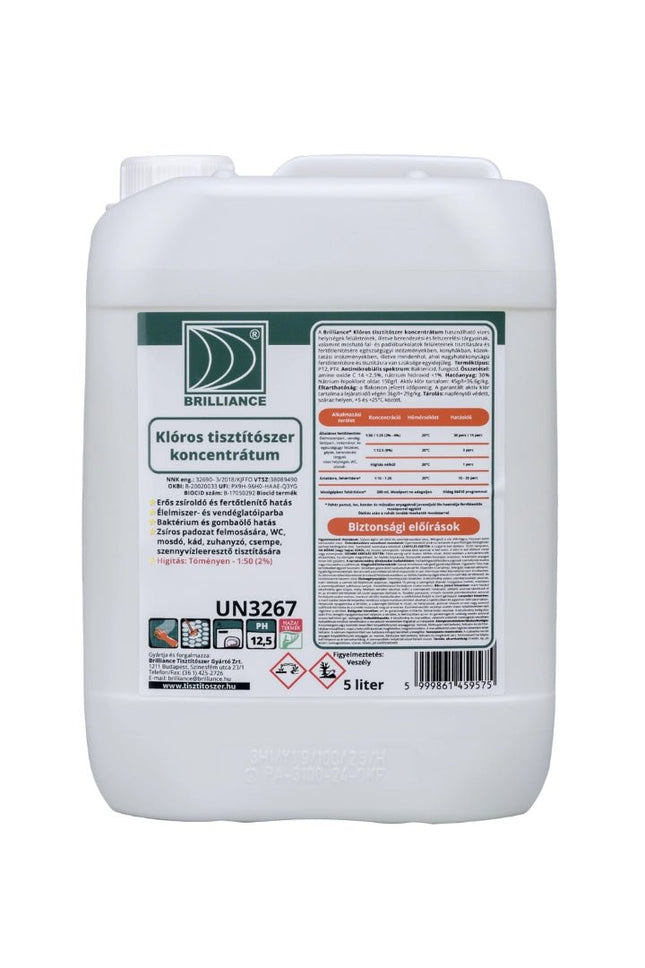 Brilliance® Klóros tisztítószer koncentrátum 5 liter - Ipar Market