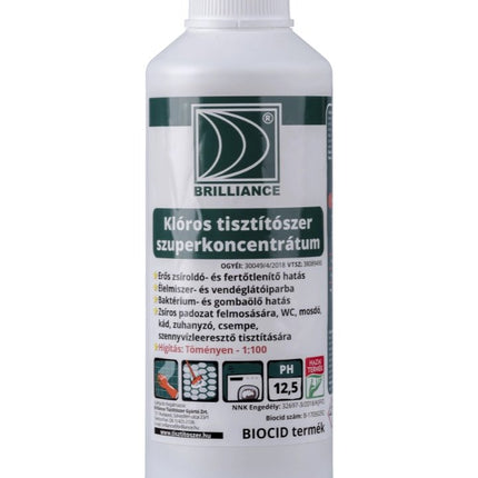 Brilliance® Klóros tisztítószer szuperkoncentrátum 1 liter - Ipar Market