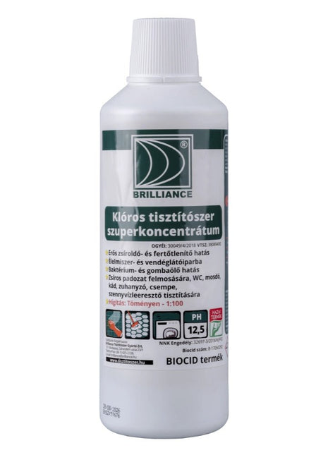Brilliance® Klóros tisztítószer szuperkoncentrátum 1 liter - Ipar Market