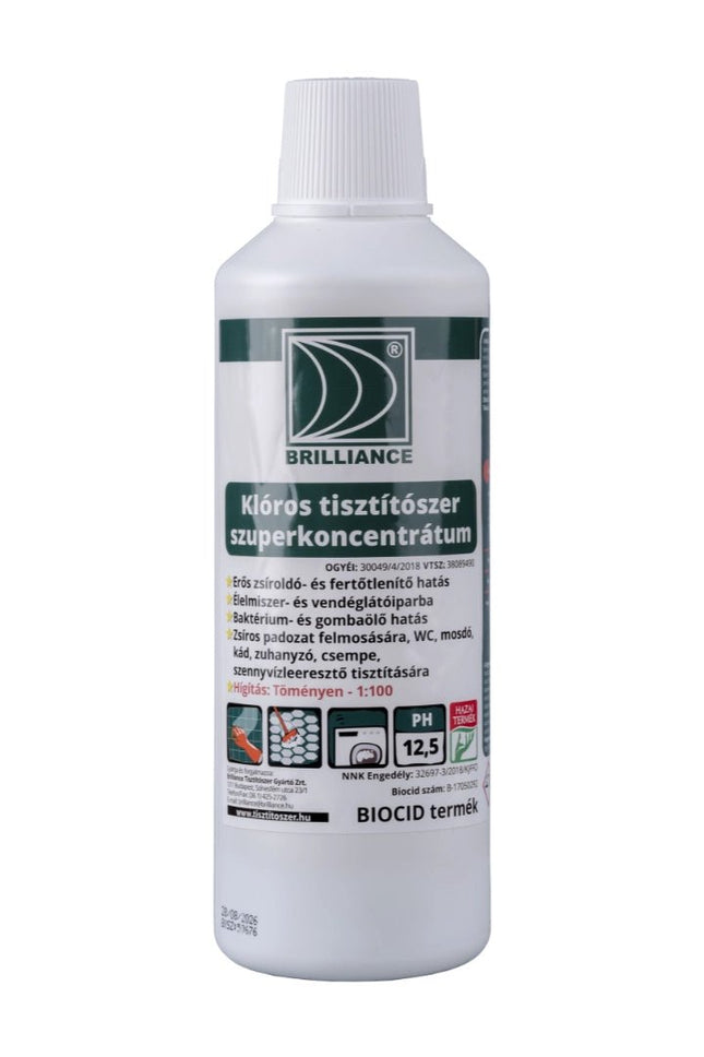 Brilliance® Klóros tisztítószer szuperkoncentrátum 1 liter - Ipar Market