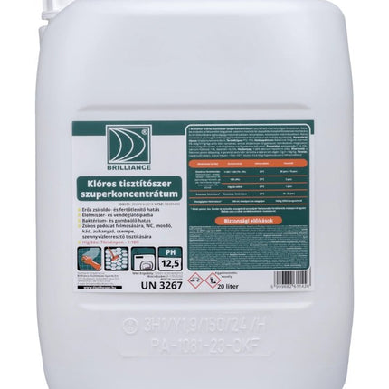 Brilliance® Klóros tisztítószer szuperkoncentrátum 20 liter - Ipar Market