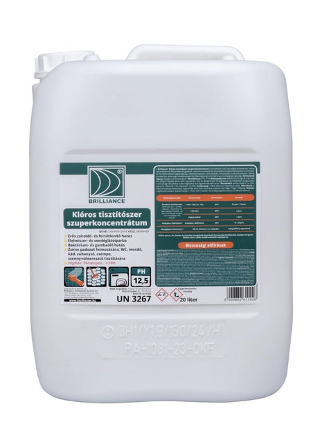 Brilliance® Klóros tisztítószer szuperkoncentrátum 20 liter - Ipar Market