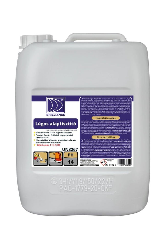 Brilliance® Lúgos alaptisztító 20 liter - Ipar Market