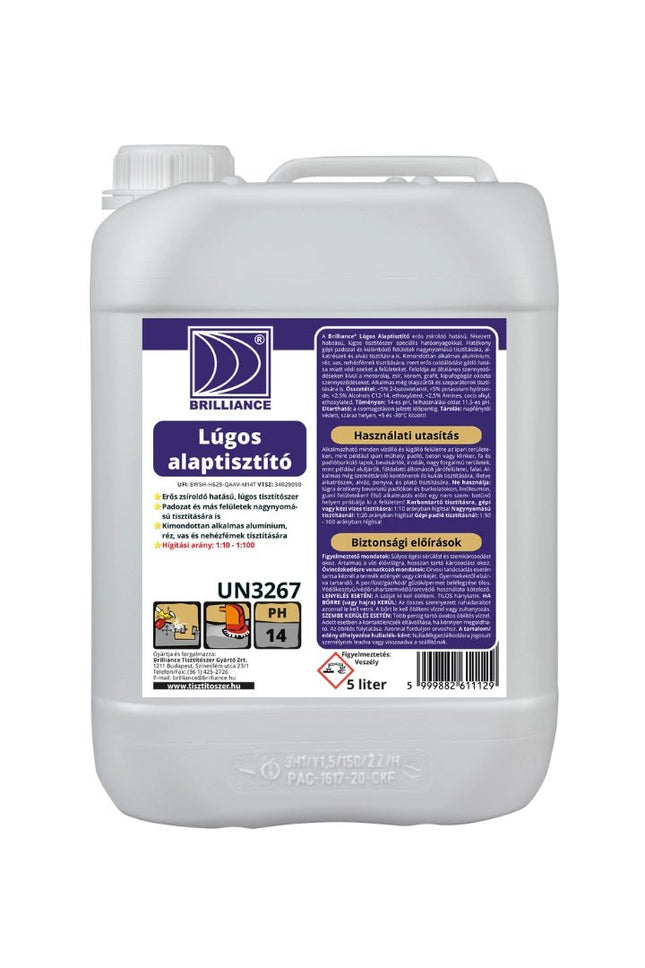 Brilliance® Lúgos alaptisztító 5 liter - Ipar Market