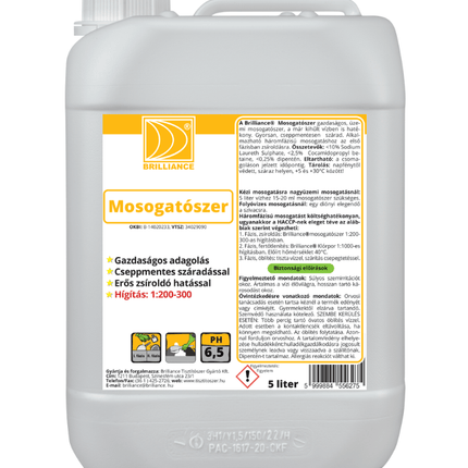 Brilliance® Mosogatószer 5 liter - Aracid