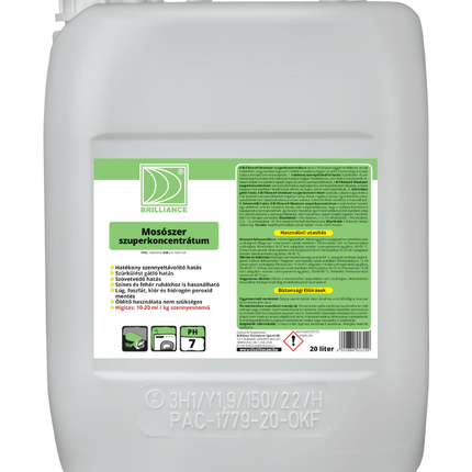 Brilliance® Mosószer Szuperkoncentrátum 20 liter - Ipar Market